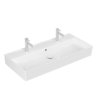 Раковина подвесная 100х47 Villeroy&Boch Memento 2.0, White Alpin CeramicPlus (4A22A4R1) На столешницу, Подвесные Прямоугольные