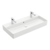Раковина подвесная 100х47 Villeroy&Boch Memento 2.0, Stone White (4A22A4RW) На столешницу, Подвесные Прямоугольные