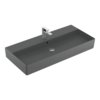 Раковина підвісна 100х47 Villeroy &amp; Boch Memento 2.0, Graphite (4A22A5I4) На стільницю, Підвісні 
