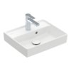 Раковина 45х37 Villeroy &amp; Boch Collaro, Stone White (433445RW) На стільницю, Підвісні 