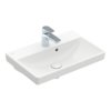 Раковина 55х37 Villeroy&Boch Avento, White Alpin (4A005501) На столешницу, Подвесные Прямоугольные
