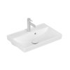 Раковина 55х37 Villeroy&Boch Avento, Stone White (4A0055RW) На столешницу, Подвесные Прямоугольные