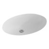 Раковина 50х35 Villeroy&Boch Evana, White Alpin CeramicPlus (614700R1) Встраиваемые снизу Овальные