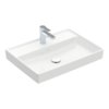 Раковина 65х47 Villeroy&Boch Collaro, White Alpin (4A336601) На столешницу, Подвесные Прямоугольные