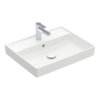 Раковина 60х47 Villeroy&Boch Collaro, Stone White (4A336GRW) На столешницу, Подвесные Прямоугольные