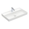 Раковина 80х46,5 Villeroy&Boch Collaro, Stone White (4A3381RW) На столешницу, Подвесные Прямоугольные