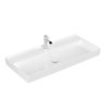 Раковина 100х47 Villeroy &amp; Boch Collaro, White Alpin CeramicPlus (4A33A2R1) На стільницю, Підвісні 