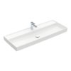 Раковина 120х47 Villeroy&Boch Collaro, Stone White (4A33C2RW) На столешницу, Подвесные Прямоугольные