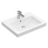 Раковина 65х47 Villeroy &amp; Boch Subway 2.0, White Alpin CeramicPlus (7113FAR1) На стільницю, Підвісні 