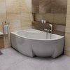 Ванна из литого акрила Ravak Asymmetric II L 170х110 см, белый (C921000000) Ravak Угловые асимметричные