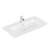 Раковина 100х50 Villeroy&Boch Venticello, Stone White (4104ALRW) На столешницу, Подвесные Прямоугольные