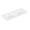 Раковина 130х50 Villeroy&amp;Boch Venticello, Stone White (4111DJRW) На стільницю, Підвісні 