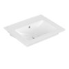 Раковина 60х50,5 Villeroy&Boch Venticello, White Alpin CeramicPlus (412462R1) На столешницу, Подвесные Прямоугольные