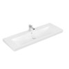 Раковина 130х47 Villeroy&Boch Subway 2.0, White Alpin CeramicPlus (7176D0R1) На столешницу, Подвесные Прямоугольные