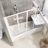 Ванна з литого акрилу Ravak BeHappy II R 170х75 см, білий (C951000000) Ravak Кутові асиметричні