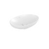 Раковина 56х38 Villeroy&Boch Loop&Friends, Stone White (4A4701RW) На столешницу Овальные