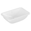 Раковина 45х28 Villeroy&Boch Loop&Friends, White Alpin CeramicPlus (4A5601R1) Встраиваемые снизу Прямоугольные