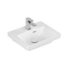 Раковина 45х37 Villeroy&Boch Subway 3.0, Stone White (437045RW) На полупьедестал, На пьедестал, На столешницу, Подвесные Прямоугольные