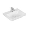 Раковина 50х40 Villeroy &amp; Boch Subway 3.0, White Alpin CeramicPlus (4370FGR1) На стільницю, Підвісні 