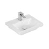 Раковина 45х37 Villeroy&Boch Subway 3.0, White Alpin (4370FL01) На столешницу, Подвесные Прямоугольные