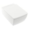 Подвесной безободковый унитаз Villeroy&Boch Memento 2.0, White Alpin CeramicPlus (4633R0R1) Подвесные 