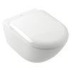 Подвесной безободковый унитаз Villeroy&Boch Antao со смывом TwistFlush, White Alpin CeramicPlus (4674T0R1) Подвесные 