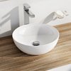 Керамическая раковина 40 см Ravak UNI 400 B Slim, белый (XJX01140003) На столешницу, На тумбу Раковины-чаши