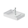 Раковина 65х46 см Duravit Bento Starck Box, белый матовый (2381653071) На столешницу Прямоугольные