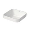 Раковина 40х40 см Duravit Happy D.2 Plus, белый (2359400000) На столешницу Квадратные