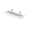 Раковина 123х49 см Duravit ME by Starck, белый (2361120024) Встраиваемые сверху, Подвесные Прямоугольные