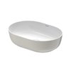 Раковина 50х35 см Duravit Luv, бело-серый (0379502300) На столешницу Овальные