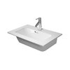 Раковина 63х40 см Duravit ME by Starck, белый матовый (2342633200) Встраиваемые сверху Прямоугольные