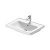 Раковина 80х48см Duravit D-Neo, белый (2367800000) На столешницу, Подвесные Прямоугольные