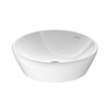 Раковина 40 см Duravit D-Neo, белый (2371400070) На столешницу Круглые