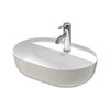 Раковина 50х35 см Duravit Luv, біло-сірий (0380502300) На стільницю 