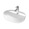 Раковина 50х35 см Duravit Luv, белый матовый (0380502600) На столешницу Овальные