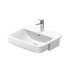 Раковина 55х46 см Duravit No.1, Білий (03765500002) На консоль, Підвісні 
