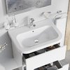 Керамічна раковина 65 см RAVAK Chrome 650, білий (XJG01165000) Вбудовувані зверху, Підвісні 