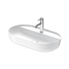 Раковина 70х40 см Duravit Luv, белый матовый (0380702600) На столешницу Овальные
