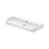 Раковина 100х47 см Duravit Qatego, білий матовий (2382102060) На стільницю, Підвісні 