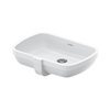 Раковина 48х32 см Duravit Qatego, белый матовый (0398482028) На консоль, На столешницу Прямоугольные