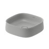 Раковина 42х42 см Duravit Zencha, серый матовый (2373426779) На столешницу Квадратные