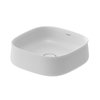 Раковина 42х42 см Duravit Zencha, белый матовый (2373423279) На столешницу Квадратные