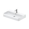 Раковина 80х47 см Duravit Qatego, белый матовый (2382802027) На столешницу, Подвесные Прямоугольные