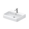 Раковина 60х47 см Duravit Qatego, белый матовый (2382602027) На столешницу, Подвесные Прямоугольные