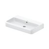 Раковина 80х47 см Duravit Qatego, белый (2382800060) На столешницу, Подвесные Прямоугольные