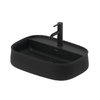 Раковина 55х39 см Duravit Zencha, антрацит матовый (2374551371) На столешницу Прямоугольные