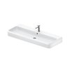 Раковина 120х47 см Duravit Qatego, белый (2382120027) На столешницу, Подвесные Прямоугольные
