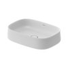 Раковина 55х39 см Duravit Zencha, белый матовый (2373553279) На столешницу Прямоугольные