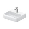 Раковина 50х42 см Duravit Qatego, білий (2382500027) На стільницю, Підвісні 